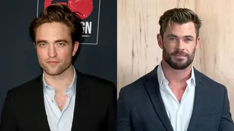 Robert Pattinson y Chris Hemsworth Robert Pattinson y Chris Hemsworth