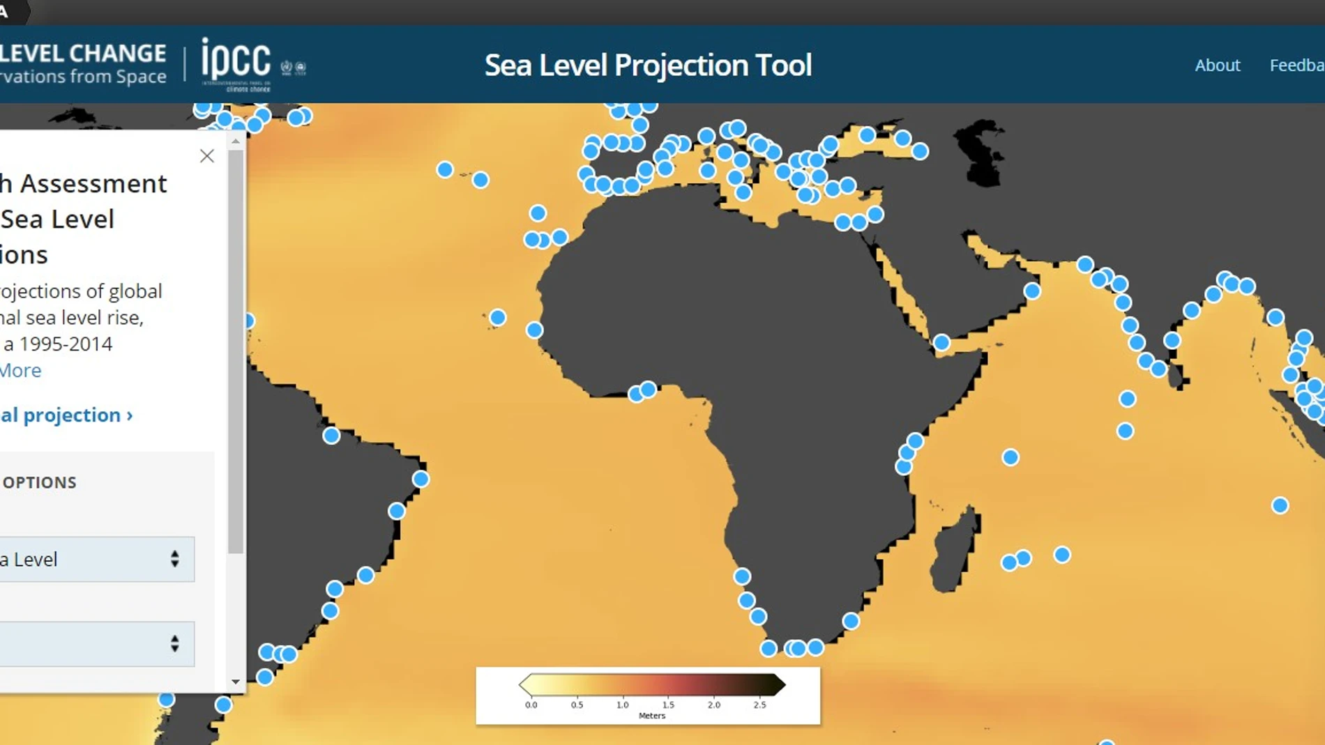 Sea Level Projection Tool