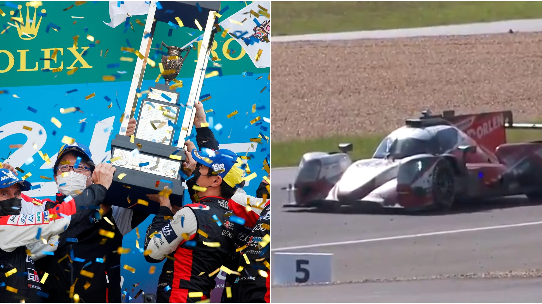 Robert Kubica pierde la victoria en la última vuelta en las 24 horas de Le Mans y el Toyota 7 lo aprovecha