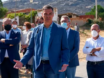 Pedro Sánchez anuncia zona catastrófica para todas las afectadas por incendios Pedro Sánchez anuncia zona catastrófica para todas las afectadas por incendios