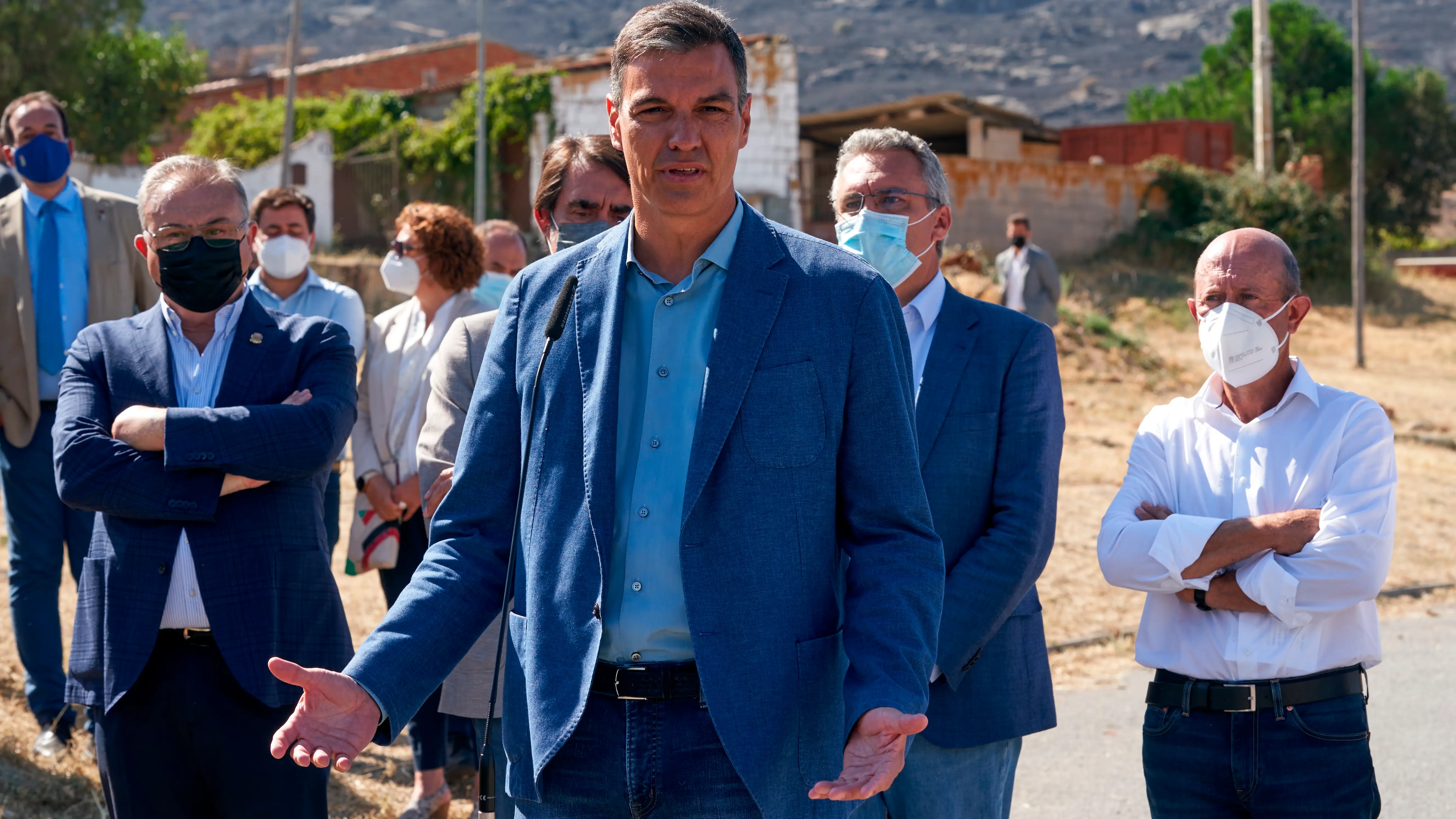 Pedro Sánchez anuncia zona catastrófica para todas las afectadas por incendios Pedro Sánchez anuncia zona catastrófica para todas las afectadas por incendios