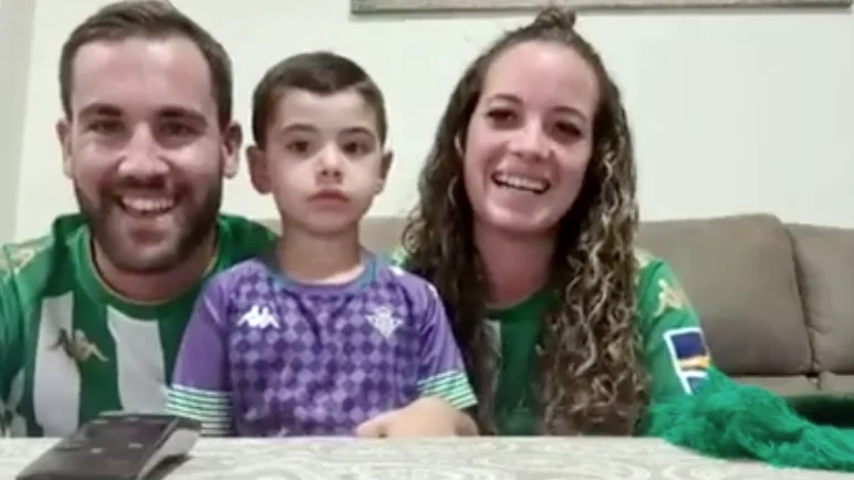 El grito de un niño de 3 años en mitad de una boda: Viva el Betis El grito de un niño de 3 años en mitad de una boda: Viva el Betis