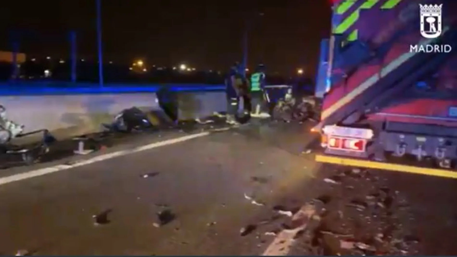 Accidente tráfico M-21 en Madrid