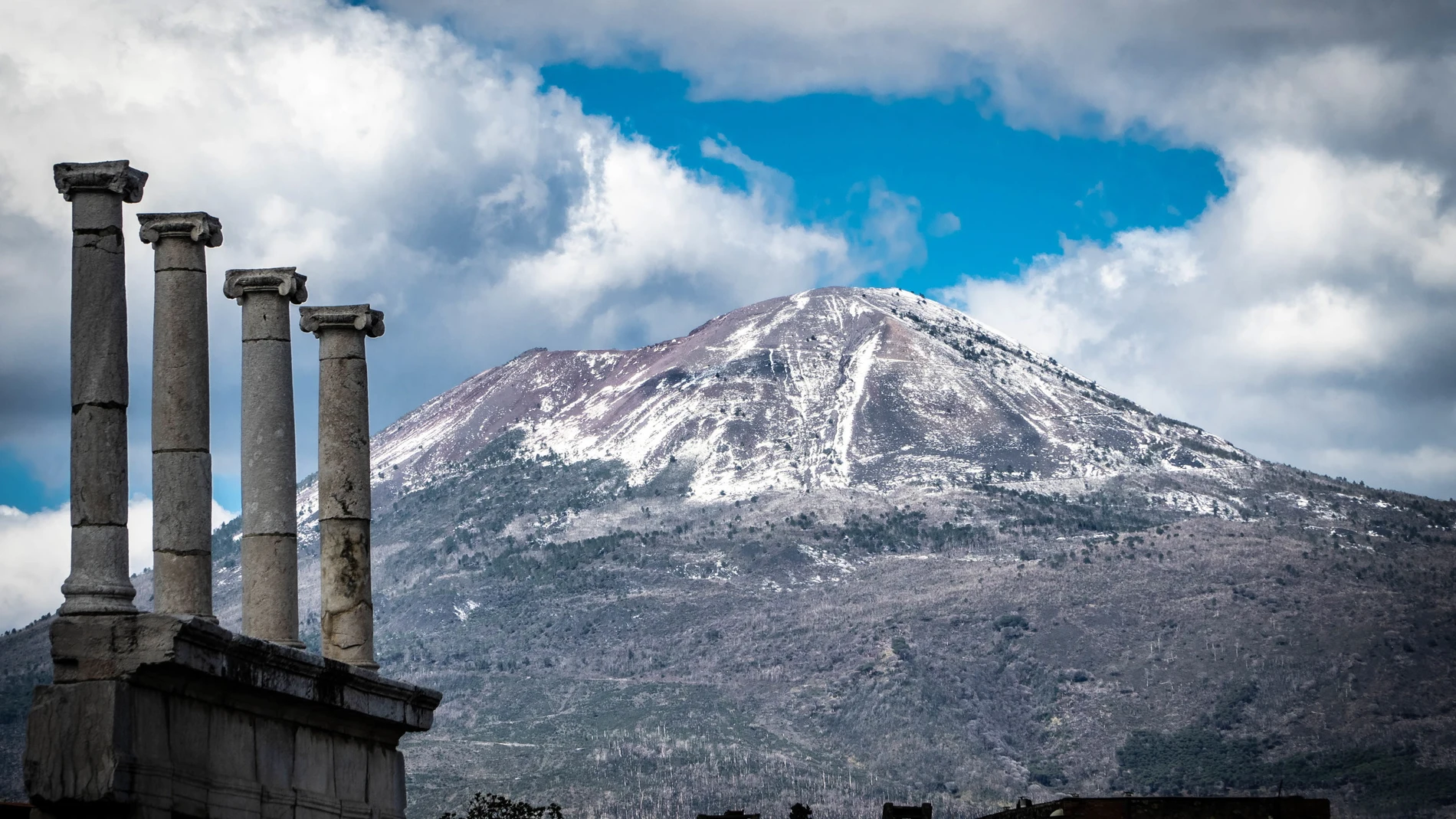 Imagen del monte Vesubio