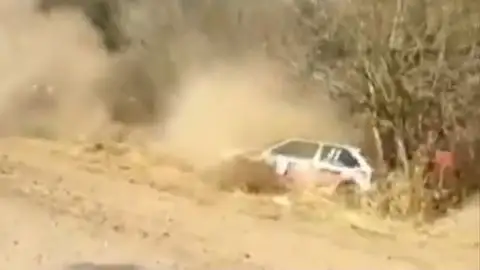 Accidente rally argentino de Tucuman Accidente rally argentino de Tucuman
