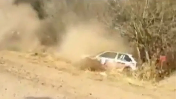 Accidente rally argentino de Tucuman Accidente rally argentino de Tucuman