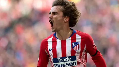 Griezmann celebra un gol con el Atlético de Madrid Griezmann celebra un gol con el Atlético de Madrid