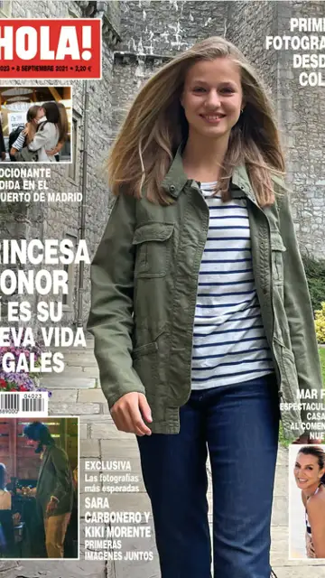 Portada de revista ¡Hola! con Sara Carbonero y Kiki Morente Portada de revista ¡Hola! con Sara Carbonero y Kiki Morente