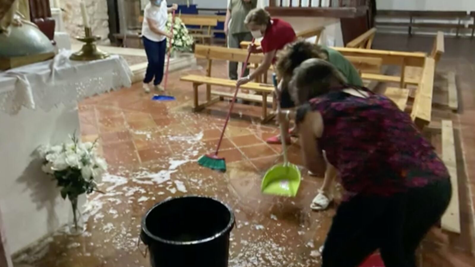 Cañavate pide ayuda para salvar su iglesia en peligro de derrumbe por la DANA