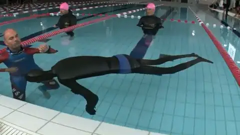 Aleix Segura, récord guinness en apnea estática Aleix Segura, récord guinness en apnea estática