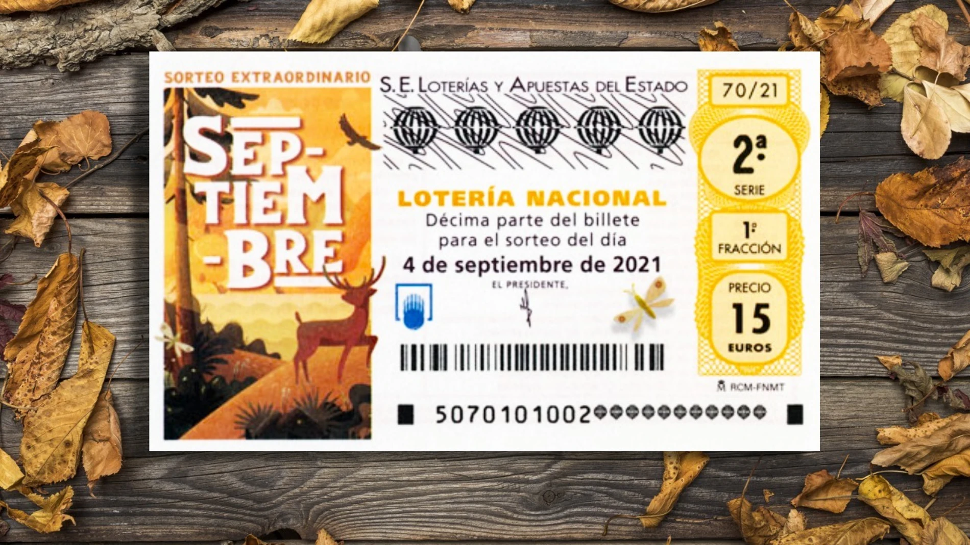 Sorteo Extraordinario de Septiembre de la Lotería Nacional