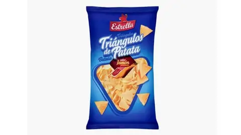 Triángulos de patata sabor jamón de Mercadona Triángulos de patata sabor jamón de Mercadona
