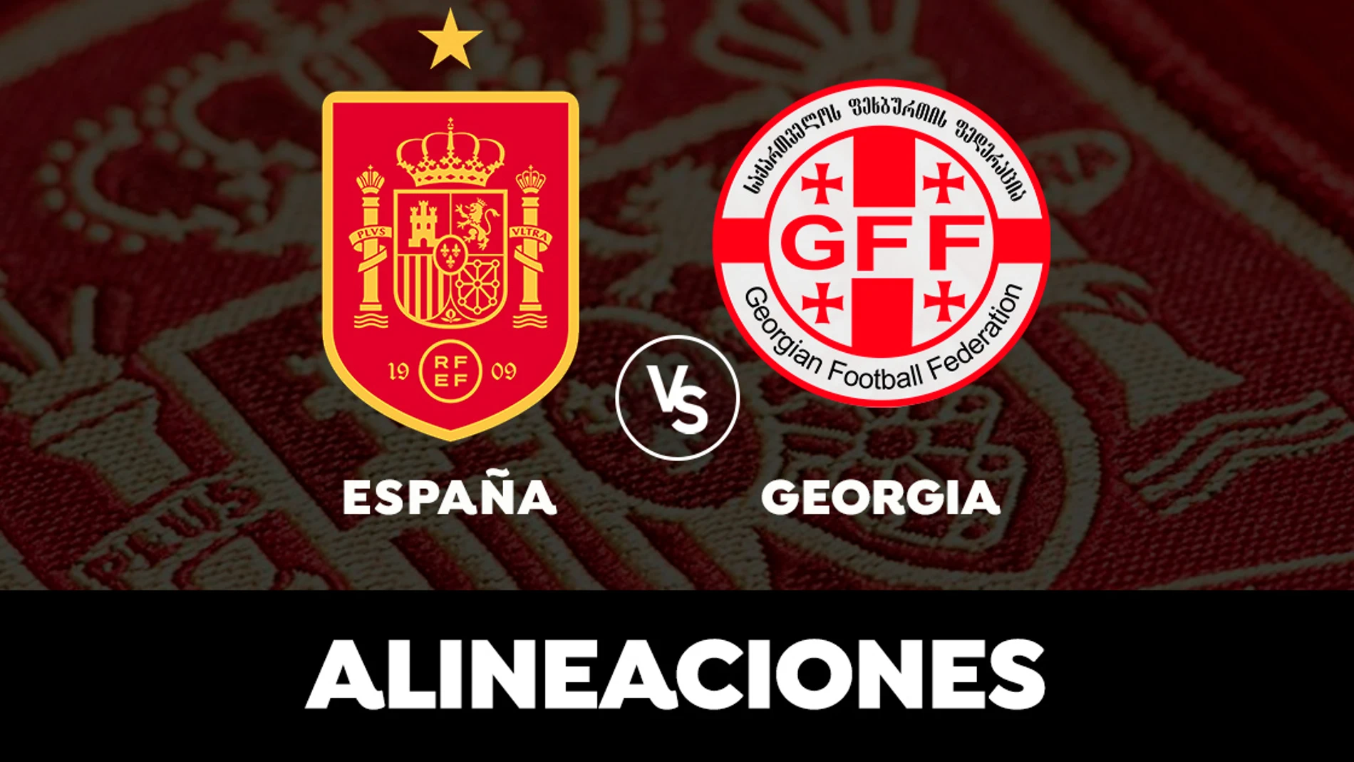 Alineaciones del España - Georgia de clasificación para el Mundial de Qatar 2022