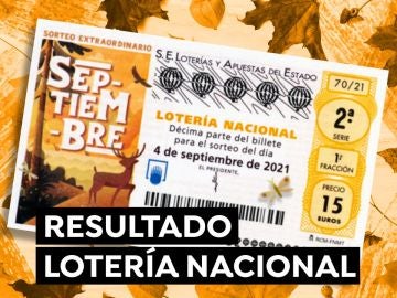 Resultado del Sorteo Extraordinario de Lotería Nacional hoy sábado 4 de septiembre