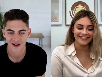 Hero Fiennes-Tiffin y Josephine Langford Hero Fiennes-Tiffin y Josephine Langford