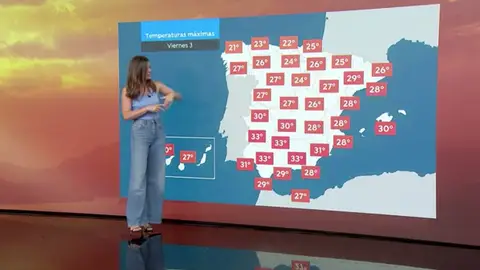 La previsión del tiempo con Mercedes Martin La previsión del tiempo con Mercedes Martin