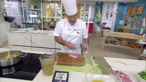 El consejo de Karlos Arguiñano para evitar el exceso de grasa de los filetes 'Cocina abierta de Karlos Arguiñano'