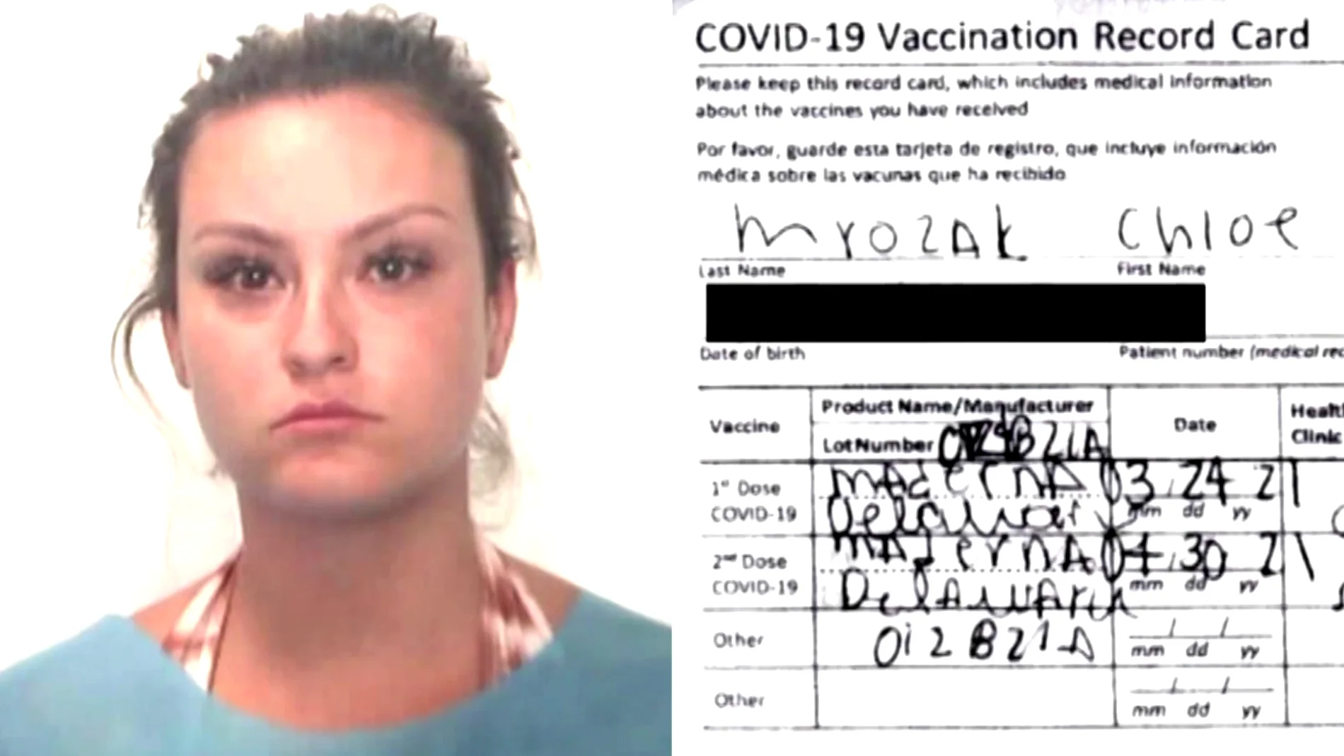Detenida una mujer en Estados Unidos por falsificar una cartilla de vacunación para poder irse de vacaciones
