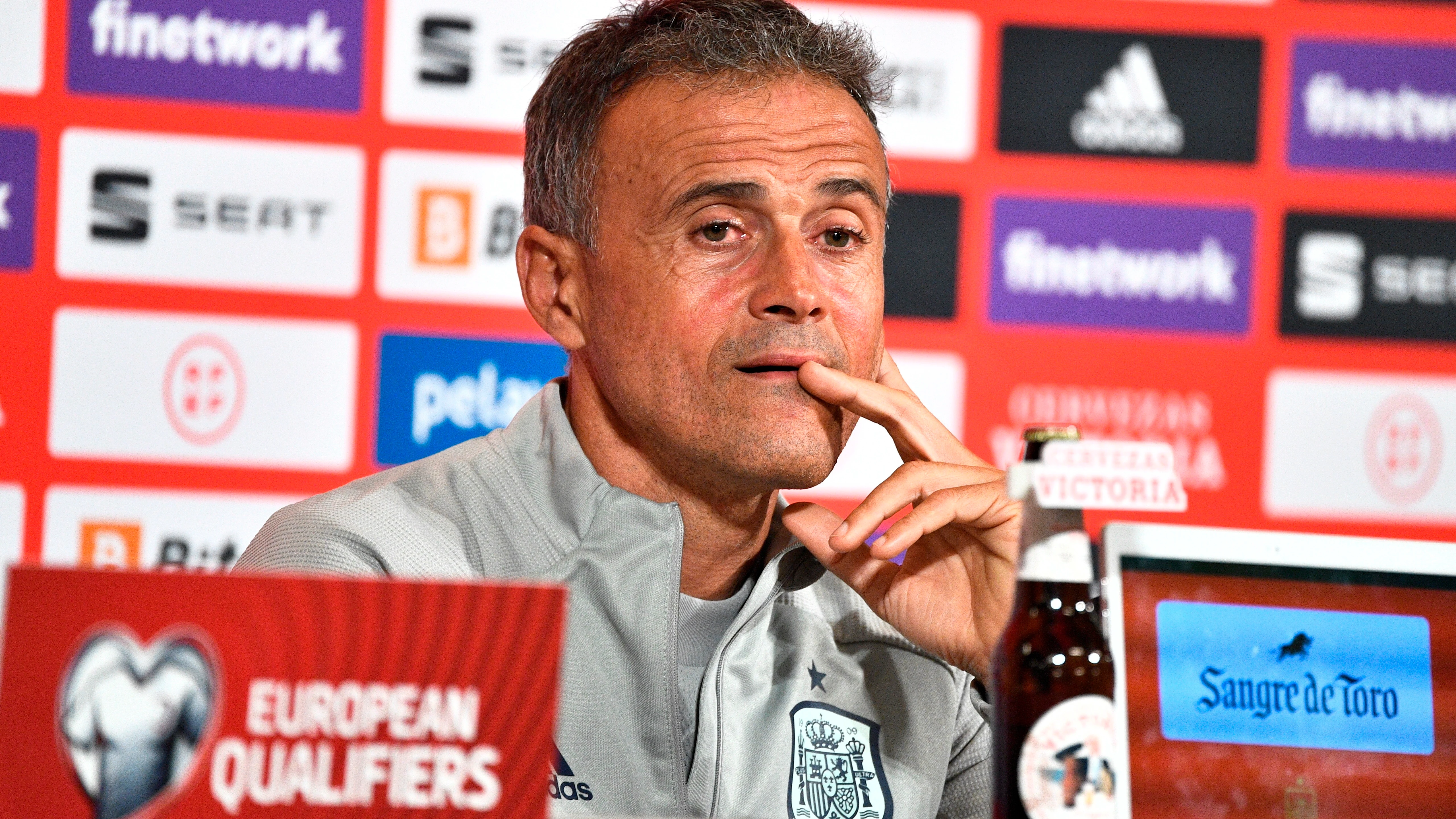 Luis Enrique, sobre la posible peineta a un aficionado espa&ntilde;ol: "Os preocupa m&aacute;s el gesto que la violencia verbal"