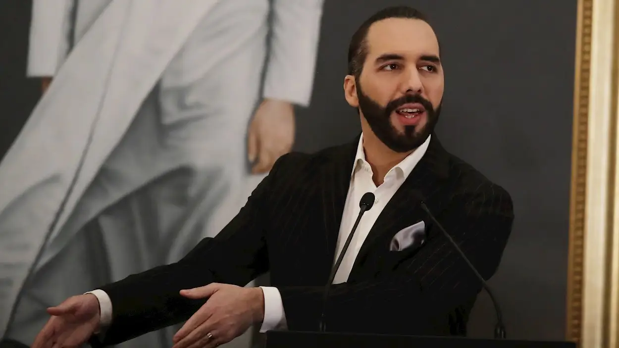Imagen de archivo del presidente de El Salvador, Nayib Bukele
