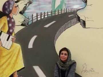 Shamia Hassani da voz a las mujeres afganas a través del grafitti