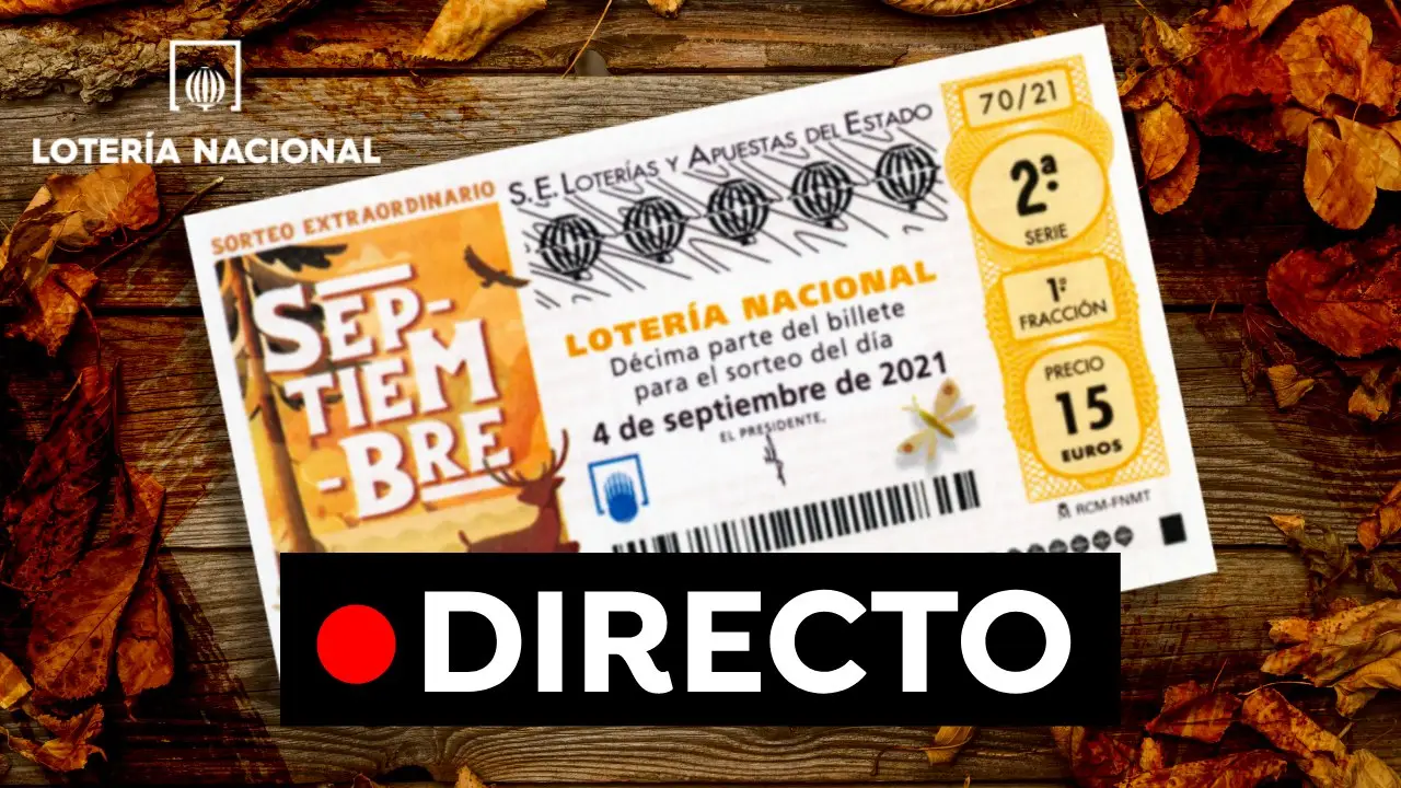Comprobar Loter&iacute;a Nacional de hoy s&aacute;bado 4 de septiembre