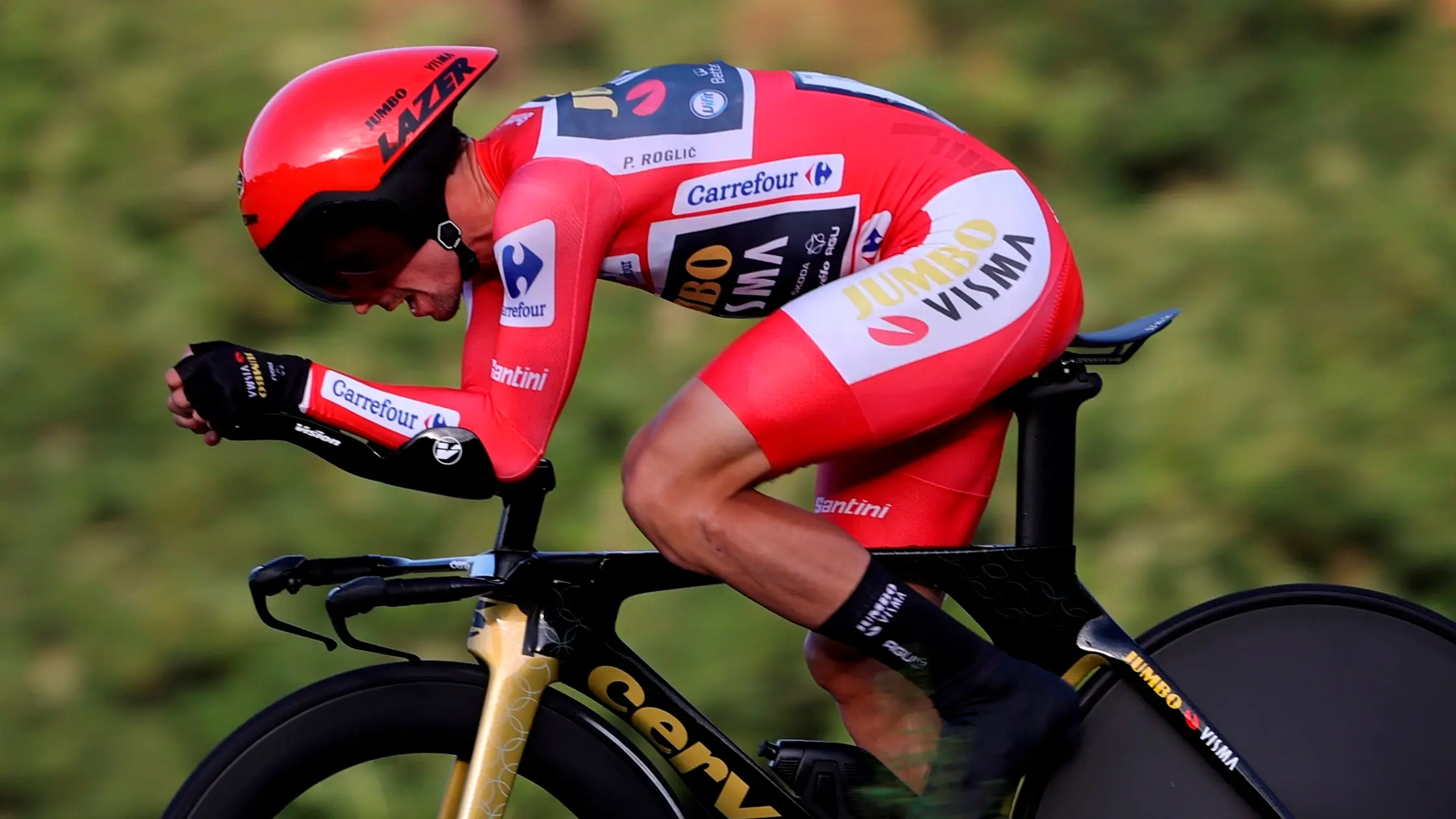Primoz Roglic gana su tercera Vuelta España y también se lleva la contrarreloj individual Primoz Roglic gana su tercera Vuelta España y también se lleva la contrarreloj individual