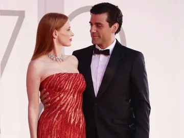 Jessica Chastain y Oscar Isaac en el Festival de Venecia Jessica Chastain y Oscar Isaac en el Festival de Venecia