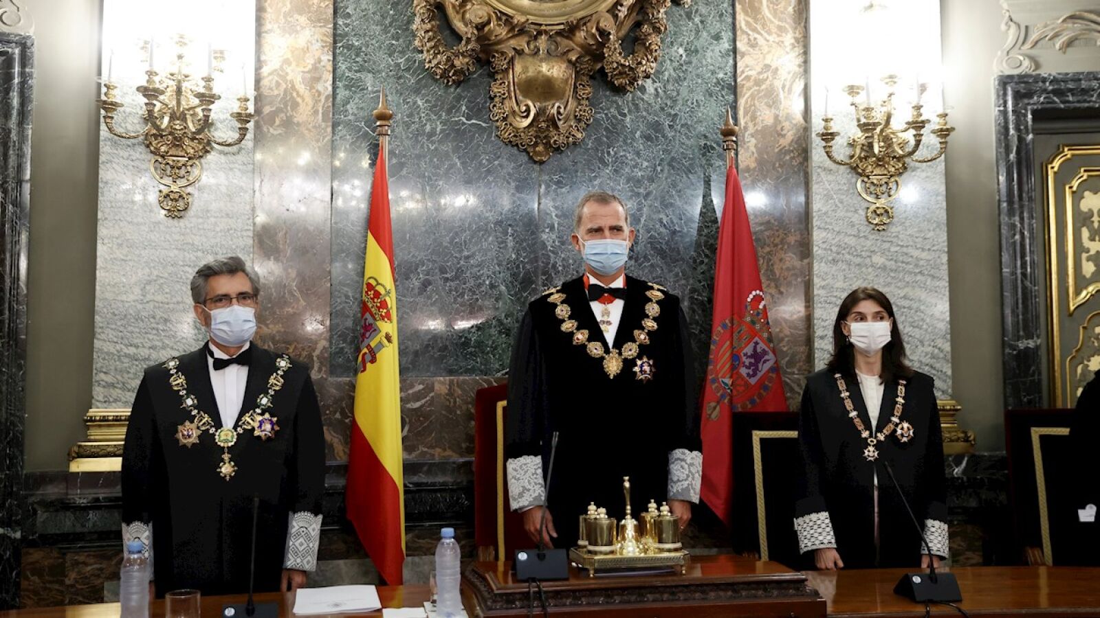 El presidente del Tribunal Supremo, Carlos Lesmes, urge a la renovación del CGPJ: 