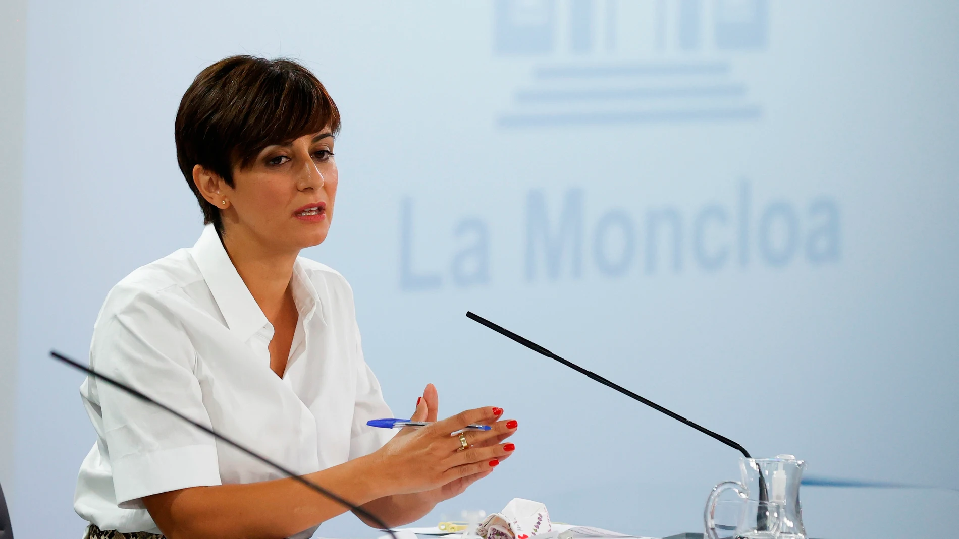 Isabel Rodríguez, ministra de Política Territorial y portavoz del Gobierno