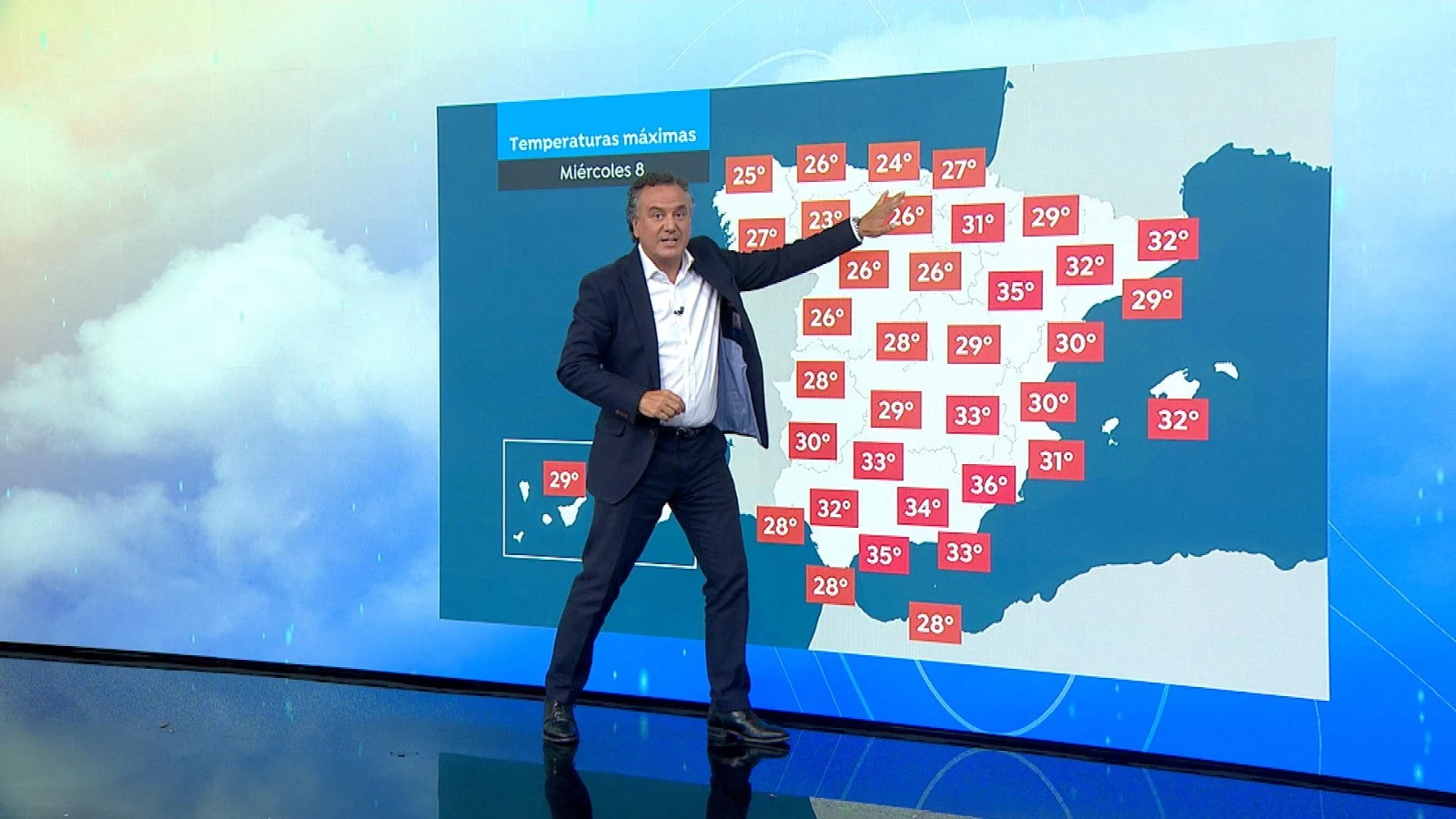 La previsi&oacute;n del tiempo, Roberto Brasero