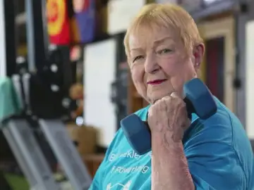 Así es Edith Murway-Traina, la levantadora de pesas más longeva del mundo con 100 años Así es Edith Murway-Traina, la levantadora de pesas más longeva del mundo con 100 años