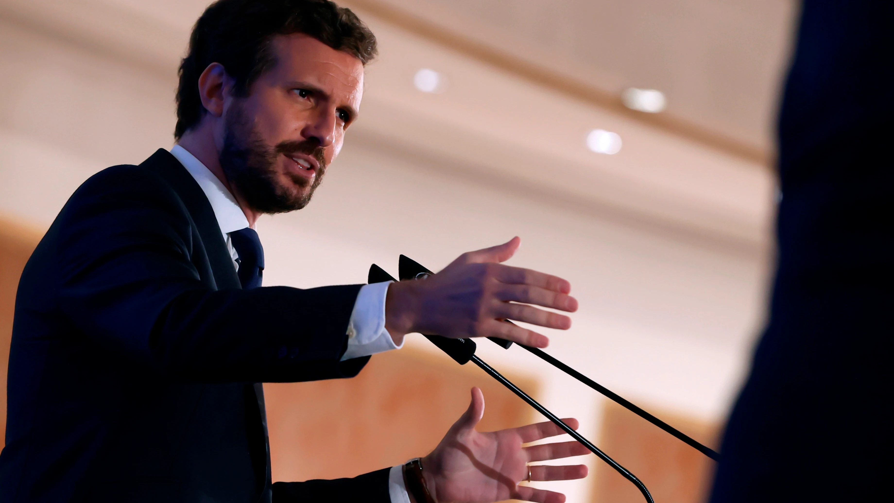 Pablo Casado exige una reforma del CGPJ antes de renovarlo porque no se fía de Pedro Sánchez Pablo Casado exige una reforma del CGPJ antes de renovarlo porque no se fía de Pedro Sánchez