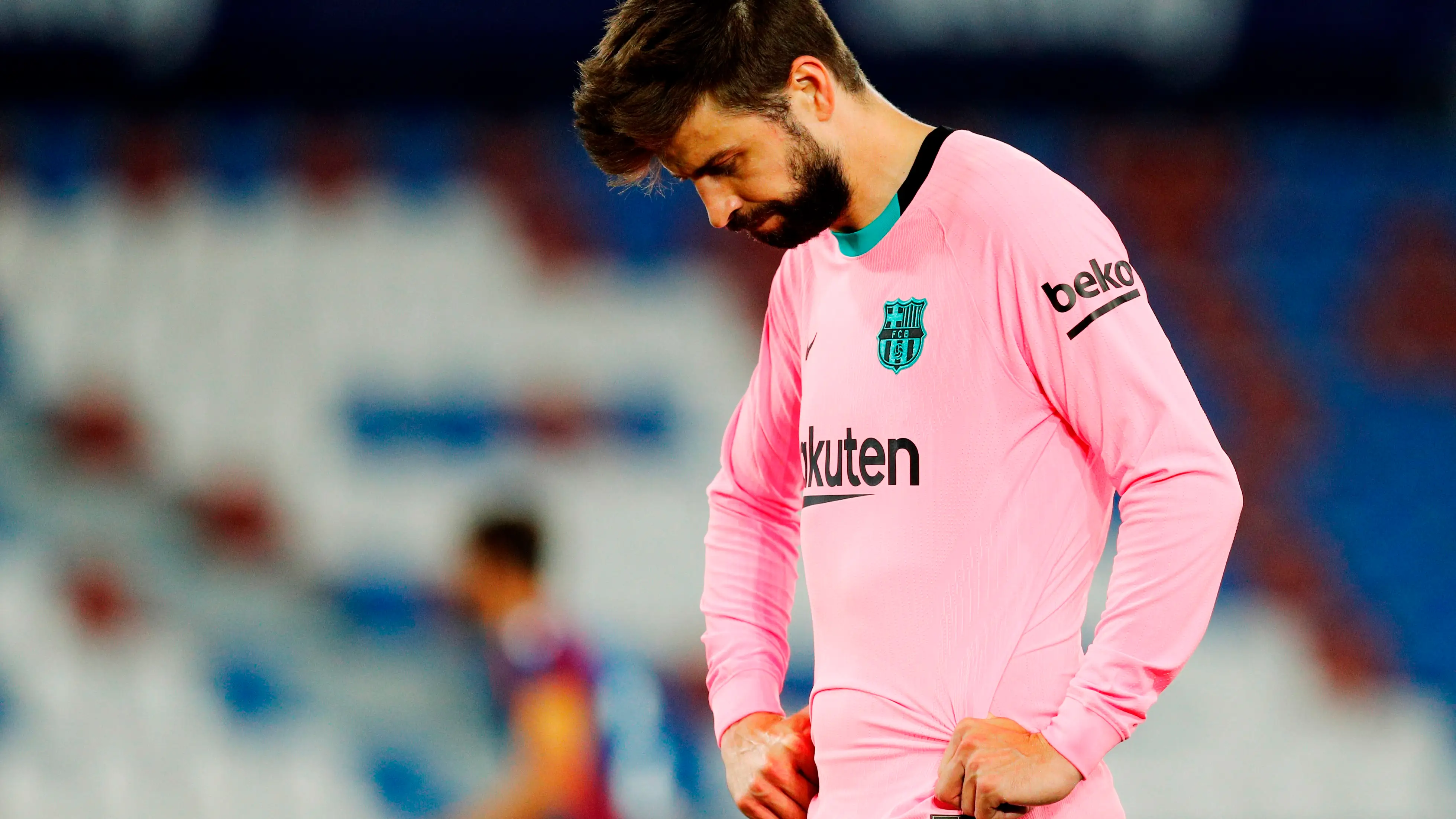 Gerard Piqué, en un partido con el Barcelona Gerard Piqué, en un partido con el Barcelona
