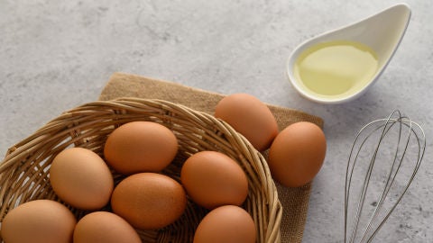 Huevos y aceite