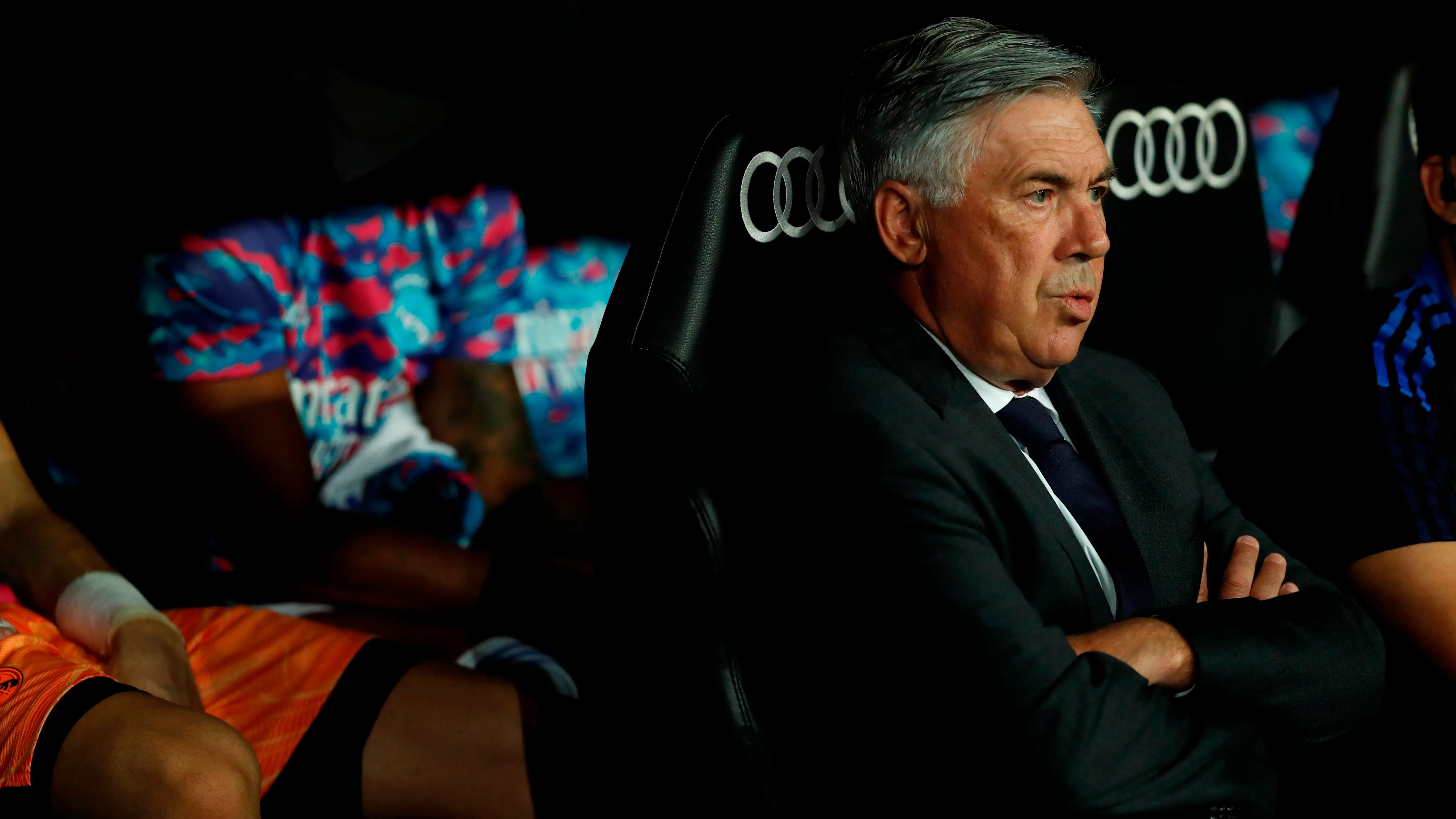 El entrenador italiano del Real Madrid, Carlo Ancelotti 