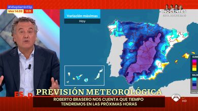 Roberto Brasero avanza que lloverá con menos intensidad en Sierra Bermeja pero se mantendrá la humedad en la zona
