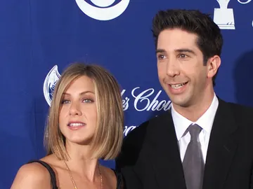 David Schwimmer y Jennifer Aniston, Ross y Rachel en 'Frineds' David Schwimmer y Jennifer Aniston, Ross y Rachel en 'Frineds'