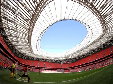 El estadio de San Mamés, donde juega el Athletic Club El estadio de San Mamés, donde juega el Athletic Club