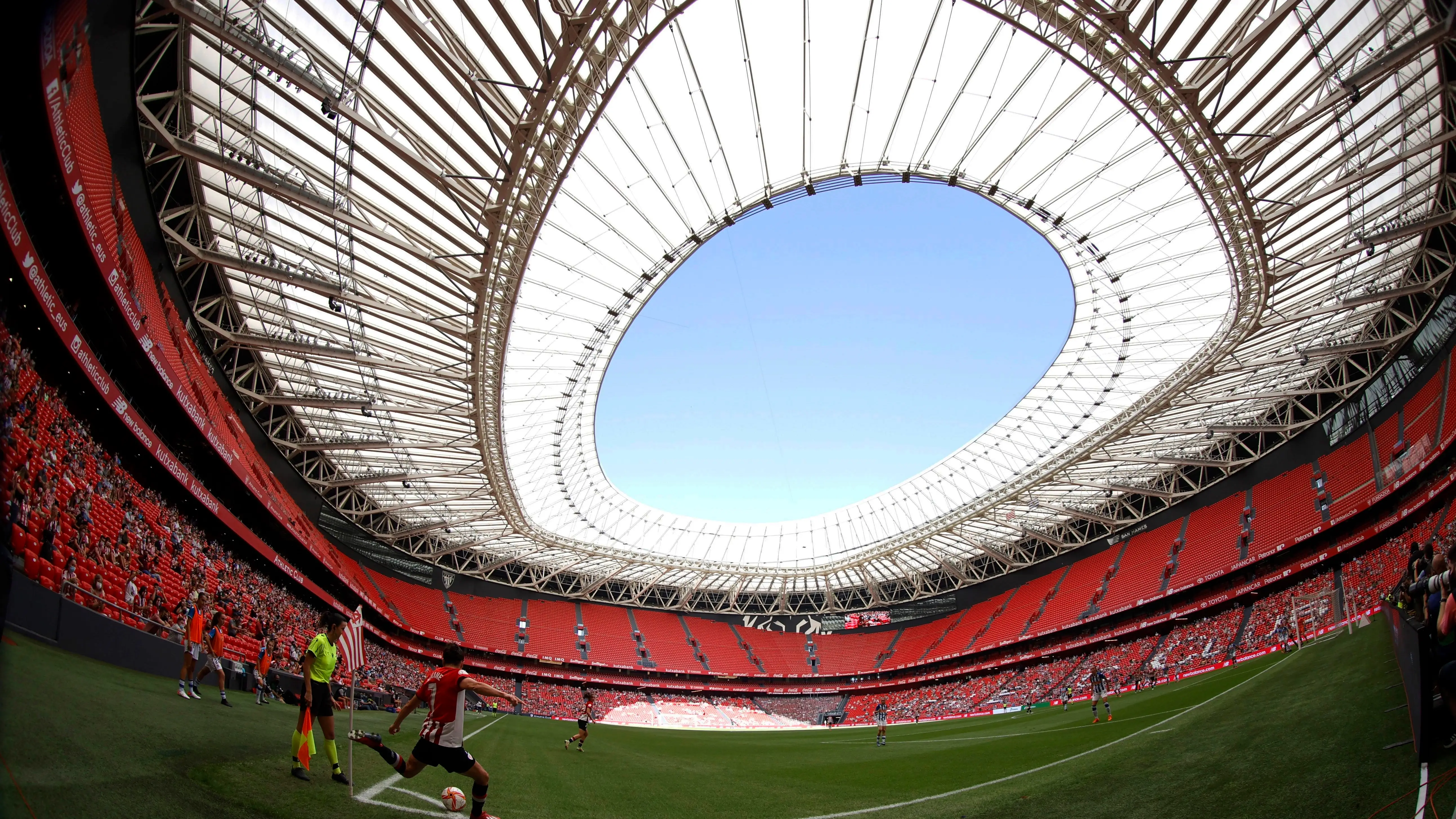 El estadio de San Mam&eacute;s, donde juega el Athletic Club