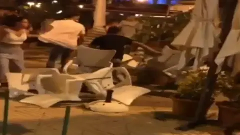 Pelea Alcudia con dos heridos graves Pelea Alcudia con dos heridos graves