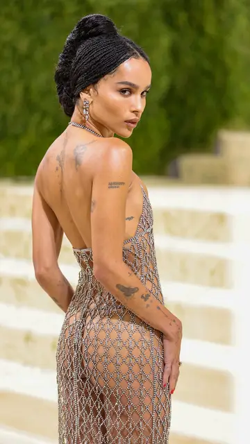 El vestido de Zoe Kravitz en la MET Gala 2021 El vestido de Zoe Kravitz en la MET Gala 2021
