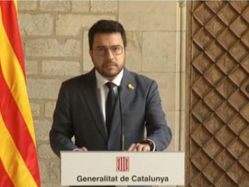Pere Aragonès excluye a Junts de la mesa de diálogo y dice que se hablará de la “amnistía y la autodeterminación"