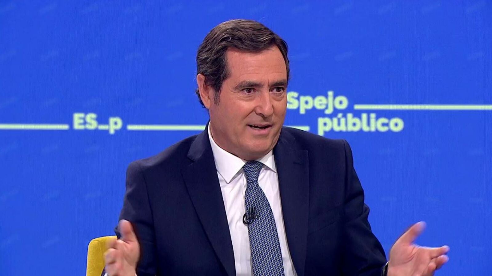 Antonio Garamendi, presidente de la CEOE: 