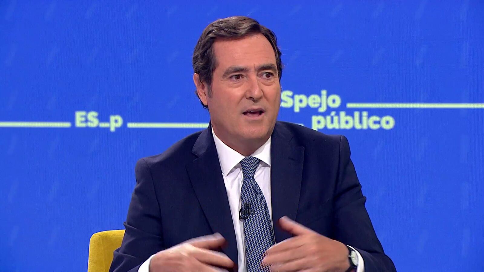 Antonio Garamendi, sobre la posible subida de 15 euros del salario mínimo desde el 1 de septiembre : 