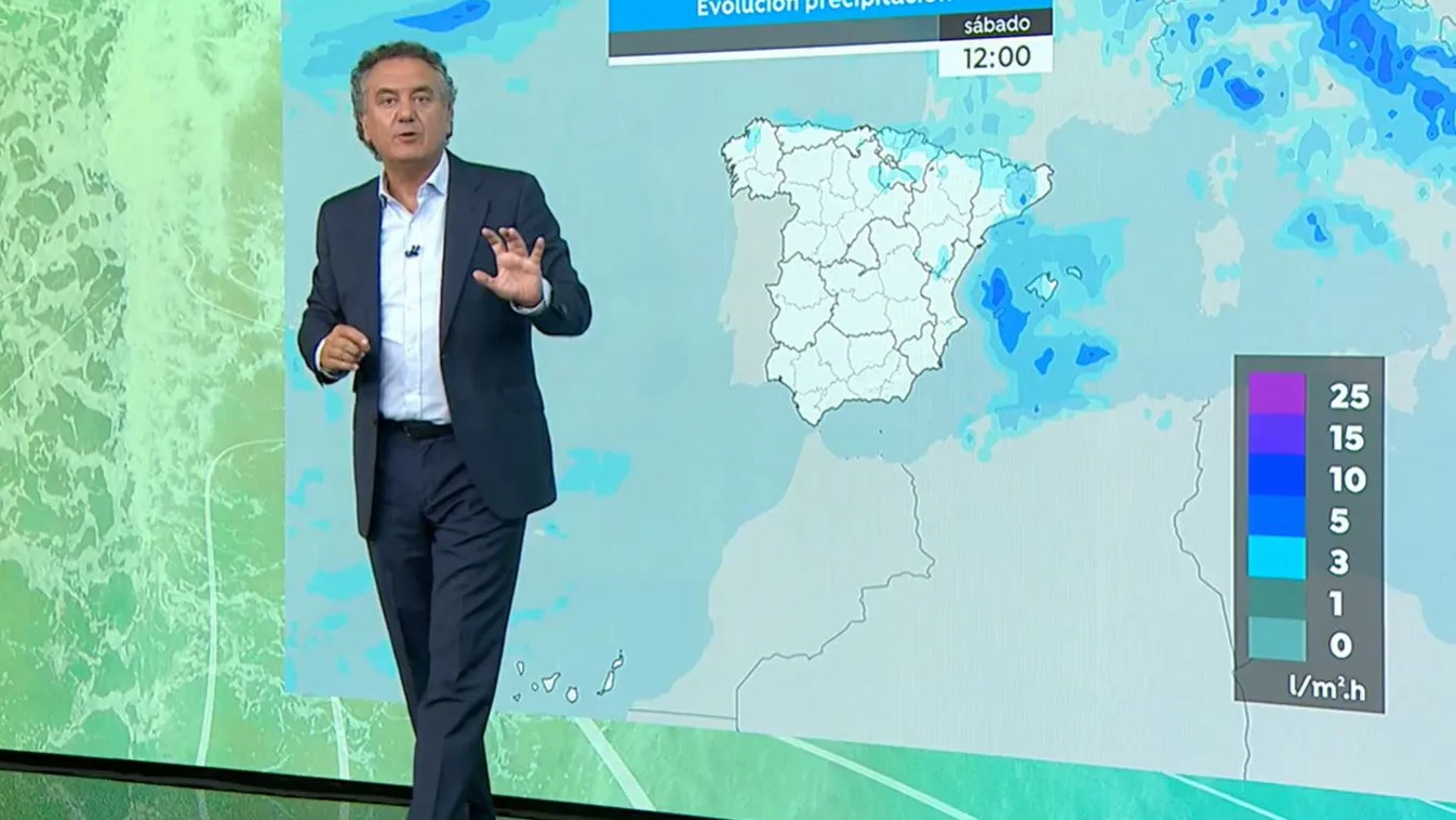 Mi&eacute;rcoles de lluvias generalizadas con un leve repunte de temperaturas