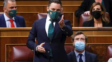 El líder de Vox, Santiago Abascal El líder de Vox, Santiago Abascal