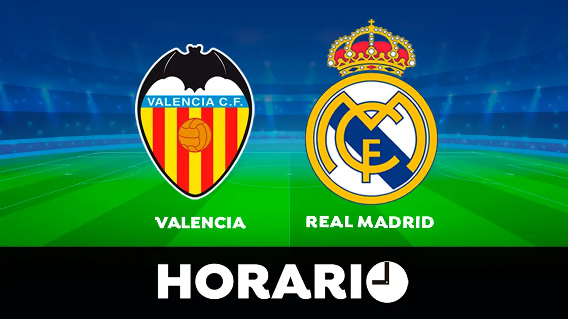 Valencia - Real Madrid: Horario y dónde ver el partido de la Liga Santander en directo Valencia - Real Madrid: Horario y dónde ver el partido de la Liga Santander en directo