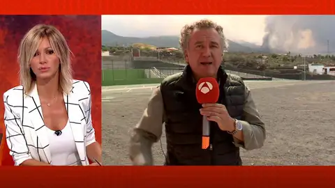 Roberto Brasero desde La Palma. Roberto Brasero desde La Palma.