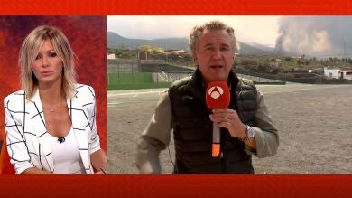 Roberto Brasero viaja a La Palma para narrar la evolución de la erupción del volcán desde la zona afectada